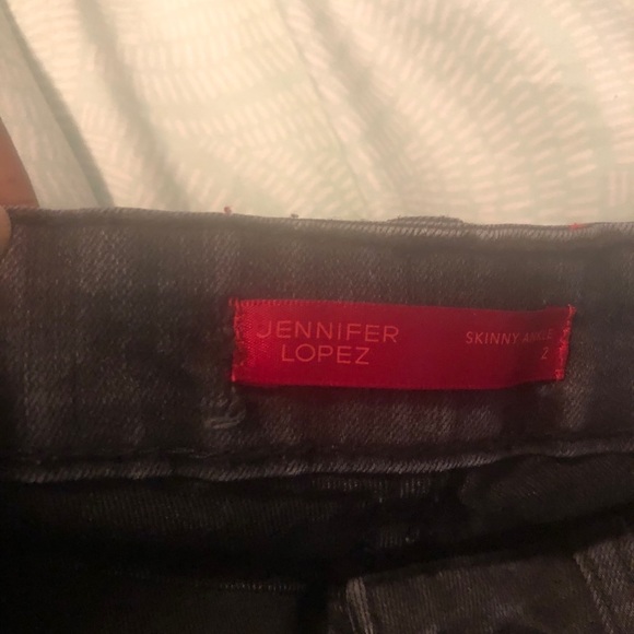 Jennifer Lopez Skinny Ankle Snake Skin Tri… - Picture 2 of 10